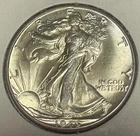 1946-D Liberty Walking Silver Half Dollar BU Lustrous Brilliant Uncirculated