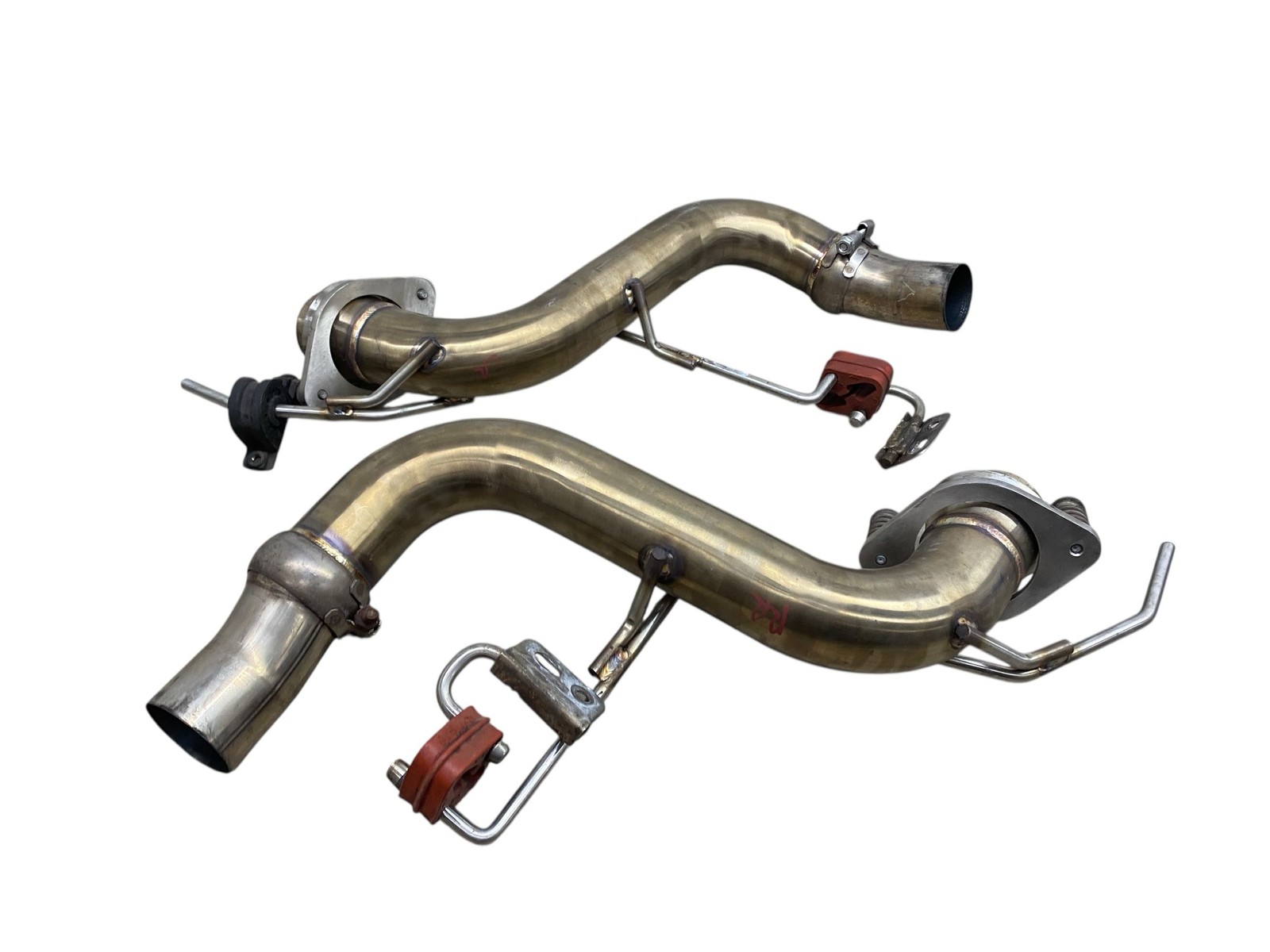 2009 Aston Martin Vantage V8 4.7L Left Right Rear Intermediate Exhaust Pipe Set