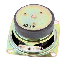 Multimedia 3W 3 Watt 4 Ohm 52mm Dia Aluminum Internal Magnet Speaker