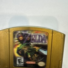 Nintendo 64 the Legend of Zelda: Majora's Mask Gold Holographic