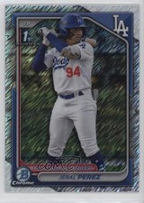 2024 Bowman Chrome Prospects Shimmer Refractor Jeral Perez #BCP-158 1g1q