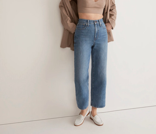 Madewell The Perfect Vintage Wide Leg Crop Jean Size 26