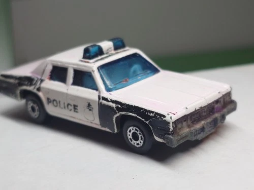 Vintage Lesney Matchbox Plymouth Gran Fury Police Car No. 10 #