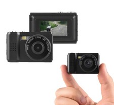 Ultra Compact 1080P Black Camcorder Mini Camera with LED Flash and Webcam Fun...
