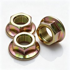 712-0417 Spindle Nuts 5/8"-18 Hex Flange 3-Pack Zinc Fits for Cub Cadet Mower