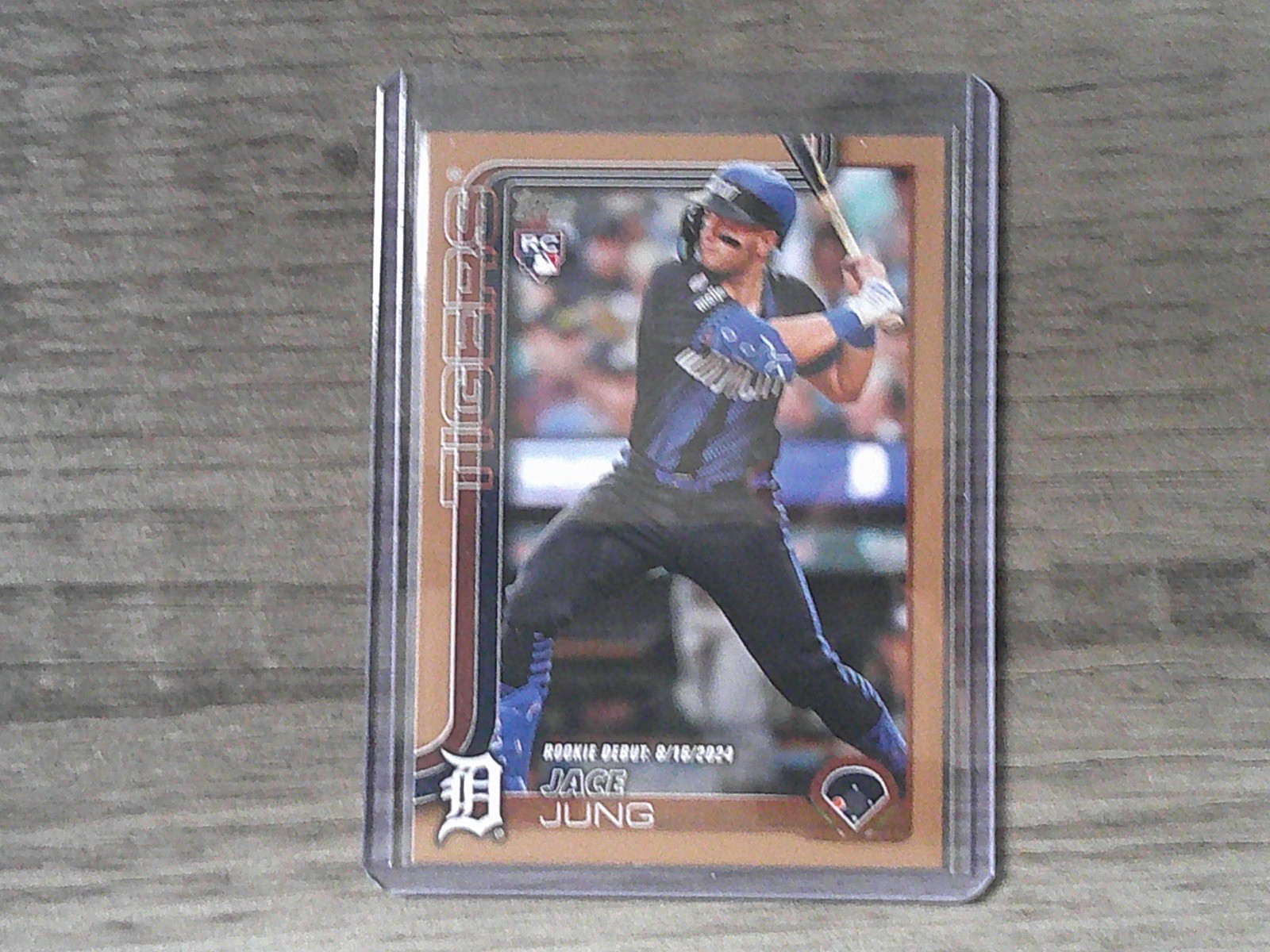 2025 Topps Update Series - Rookie Debut Jace Jung #US93 Gold /2025 (RC)