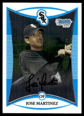 Jose Martinez 2008 Bowman Chrome #BCP179 White Sox MLB READ FREE SHIPPING