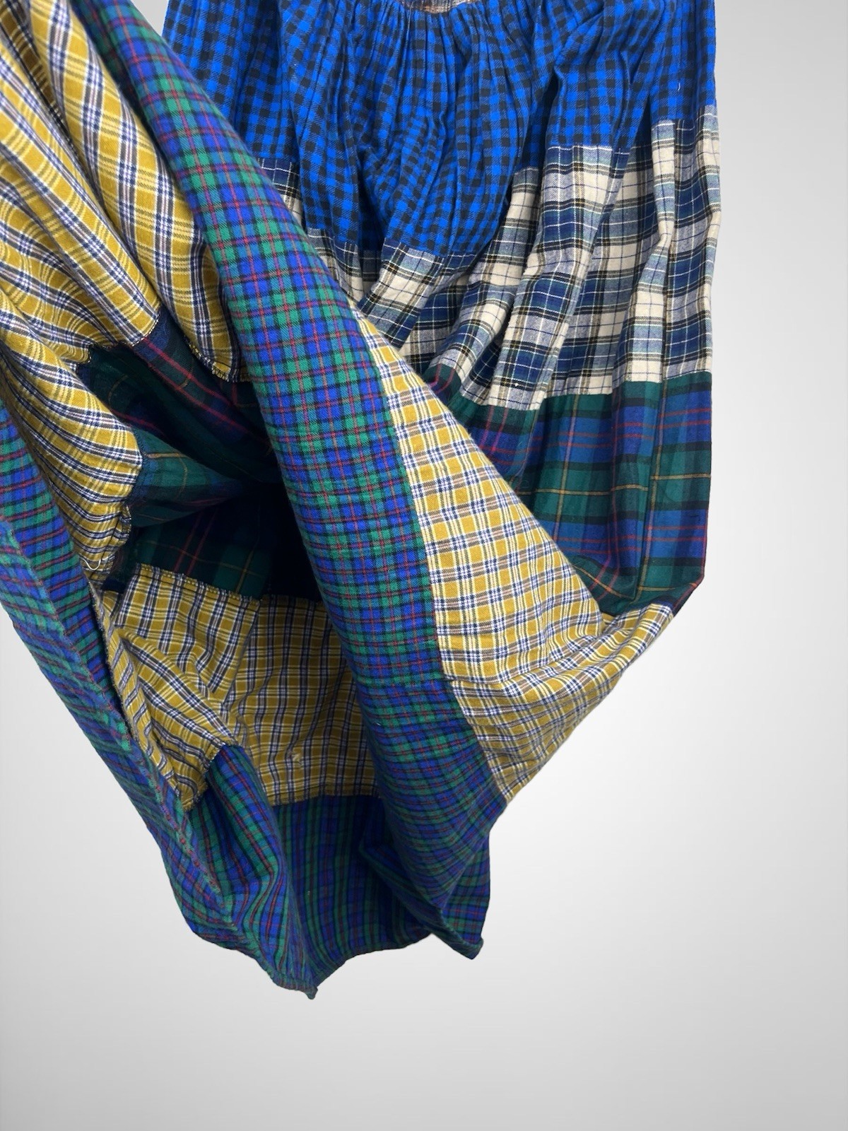 Options U.S.A Multicolor Mixed Pattern Plaid Maxi… - image 4