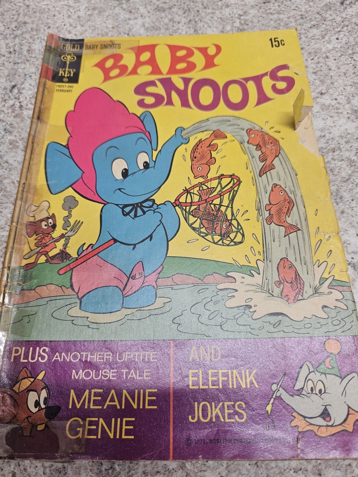 Baby Snoots Comic Book Issue #7 1972 Gold Key