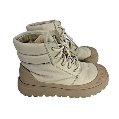 UGG Boots Size 10 Mens Ivory Neumel High Weather Hybrid Leather Waterproof Snow