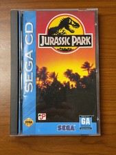 Jurassic Park Sega CD 1993 CIB Complete with Manual Tested Working Authentic