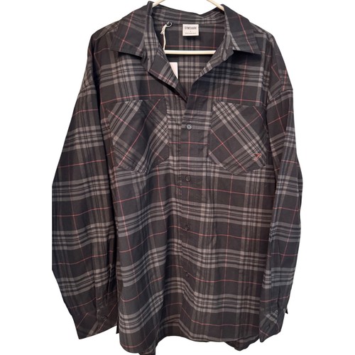 Gymshark Lifting Shirt Plaid Flannel Button Down Menswear Long Sleeve Top - Picture 3 of 9