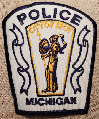 #ad MI Troy Michigan Police Shoulder Patch $6.25