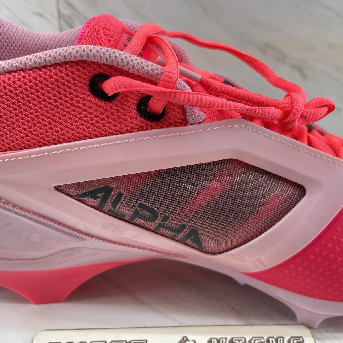 Nike Alpha Menace 4 Pro NRG Racer Pink Football Cleats Mens Size