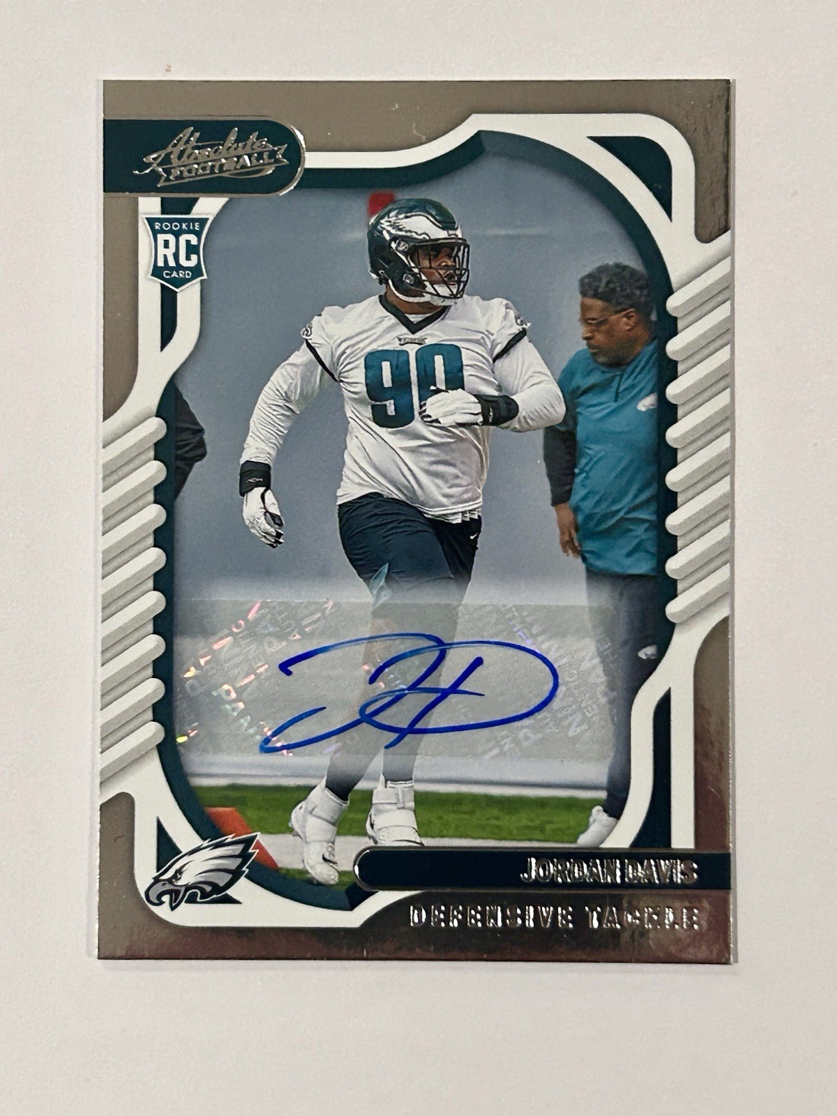 Jordan Davis Panini Absolute #172 Signature