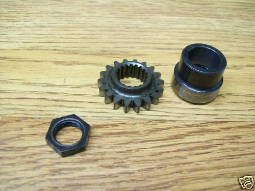 SUZUKI RM 80 VINTAGE OEM Crank Gears #37B53M - Foto 1 di 1