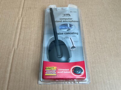 NEW Cyber Acoustics MC-1060 Noise Canceling Computer Stand Microphone SEALED