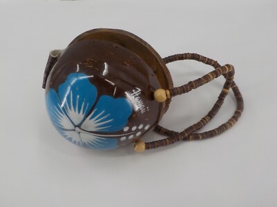 AUTHENTIC COCONUT WOOD SHELL HALVES PRE-DRILLED HOLES HAWAIIAN POLYNESIAN CRAFTS