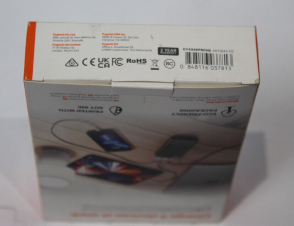 20000mAh Portable Power Bank with 3 USB Ports for Fast Phone Charging  