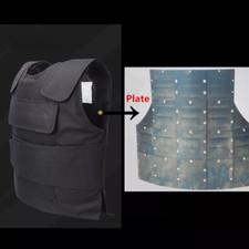 Stab Proof Anti-Cut Vest Body Tactical Armour Vest Security Safe Guard Jacket UK