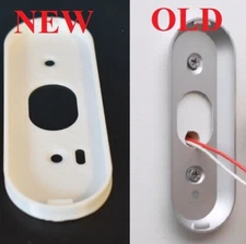 White WIRED Google Nest Hello Smart Home Video Doorbell Backplate Replacement