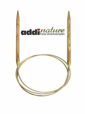 Addi Olive Stricknadeln 60'' feststehendes Rundholz 150 cm