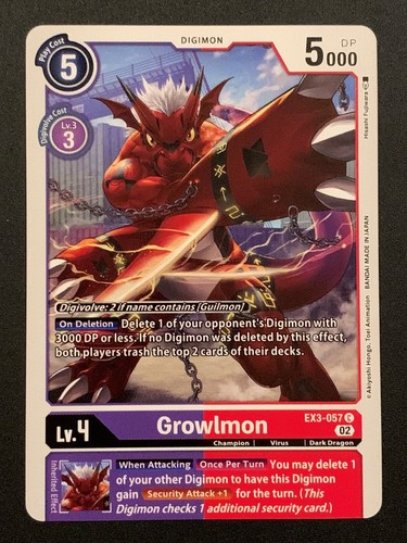 Digimon TCG: EX03 Draconic Roar - Common. Uncommon & Rare Karten - Bild 51 von 65