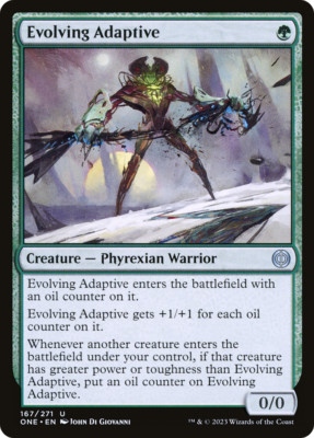 Evolving Adaptive [Phyrexia: All Will Be One] Magic MTG