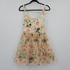 Alice and Olivia Chara Mixed Media Mini Dress Women's Size 2