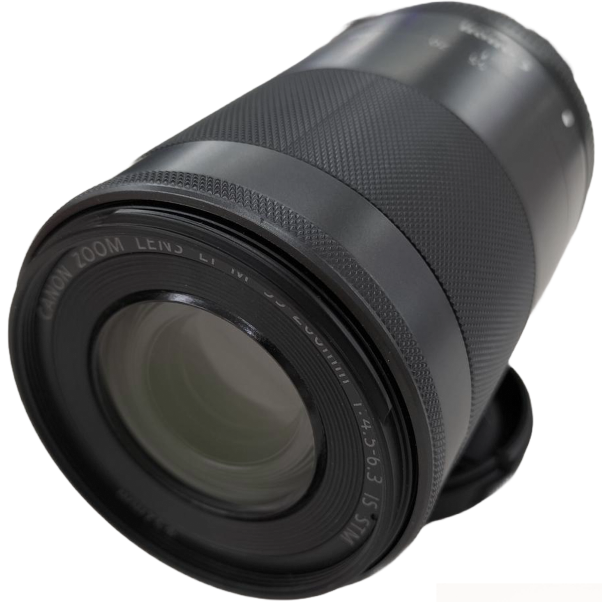 Canon EF-M 55-200mm f/4.5-6.3 IS STM Lens with Front and Rear Cap