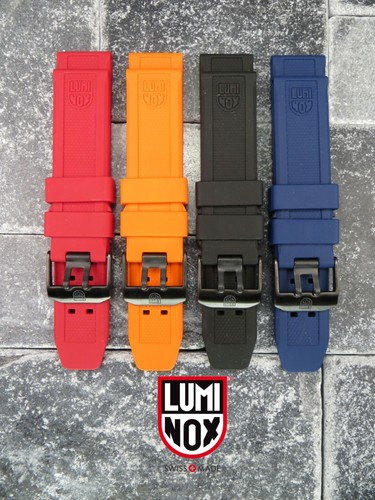New LUMINOX 23mm Rubber Strap EVO Diver Watch Band 3050 3950 Colormark Blue - Picture 5 of 6