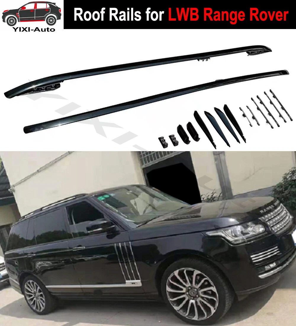 2Pcs Fit for LWB Range Rover LWB 2013 2022 Roof Rails Roof Rack Side Rail Bars