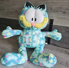 Huge GARFIELD 25" Color Blend Plush Tye Dye 40th Anniversary Stuffed Animal Toy
