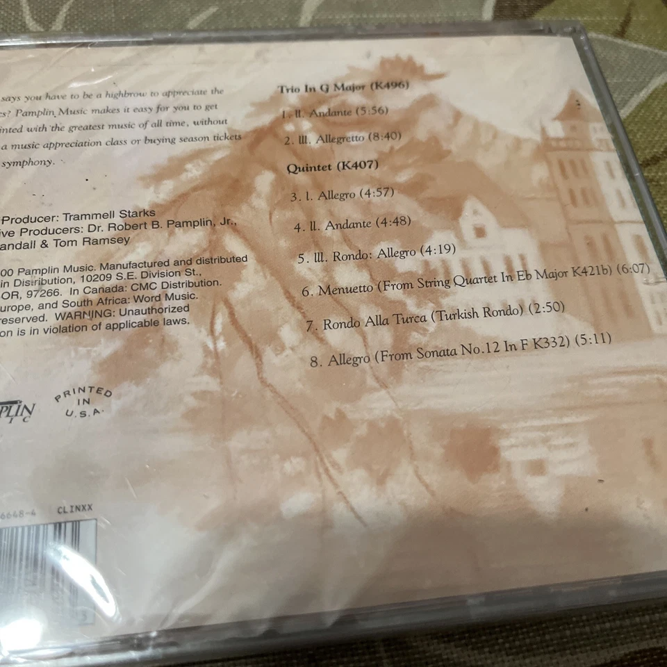 Classical Surroundings: For the Symphony of Your Life by Mozart - CD, 2003, New - Image 4 of 4