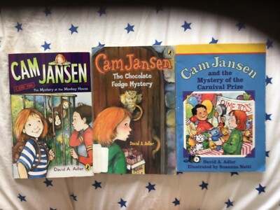 Three Cam Jansen Chapter Books by David A. Adler, Grades 2-5 Good