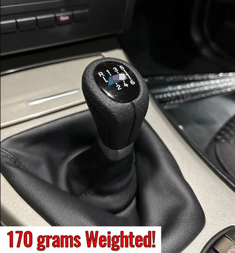 Gear Shift Knob 6 Speed 170g Weighted fits M Sport BMW M3 E46 E87 E90 E60 F30 - Picture 1 of 9