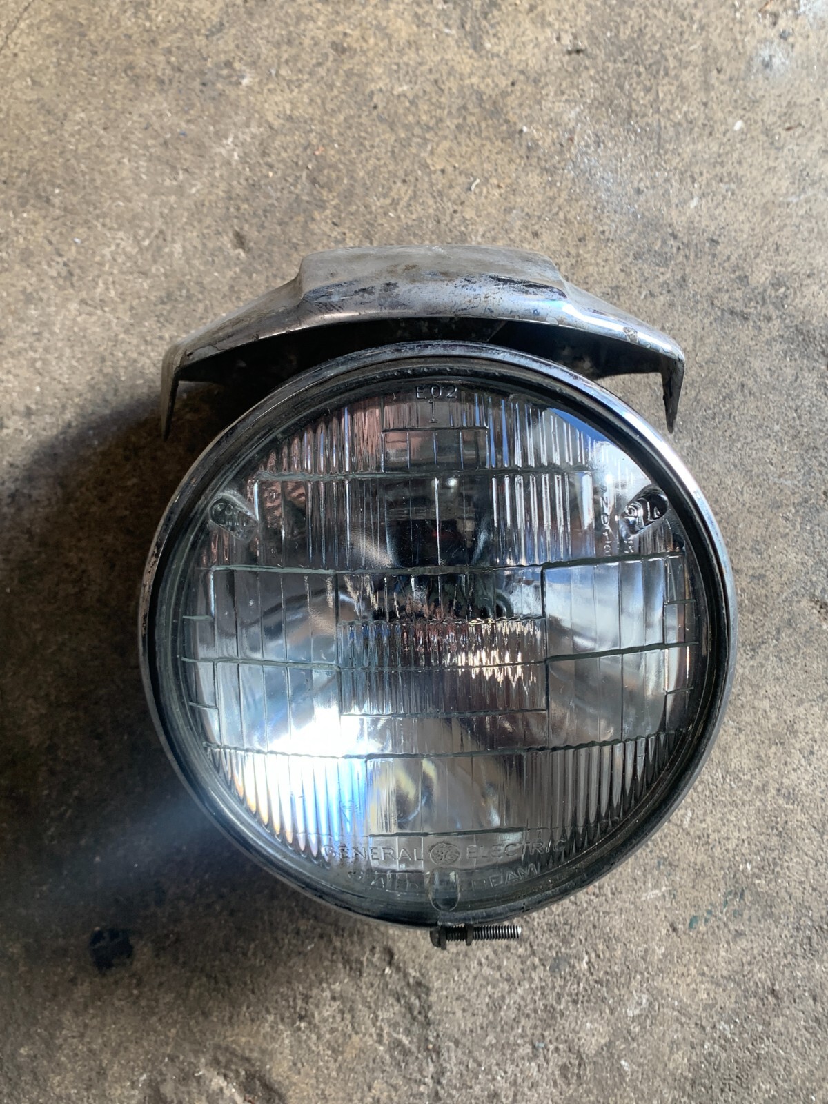 Harley Davidson 1974 + Shovelhead Sportster Headlight And Eyebrow eBay