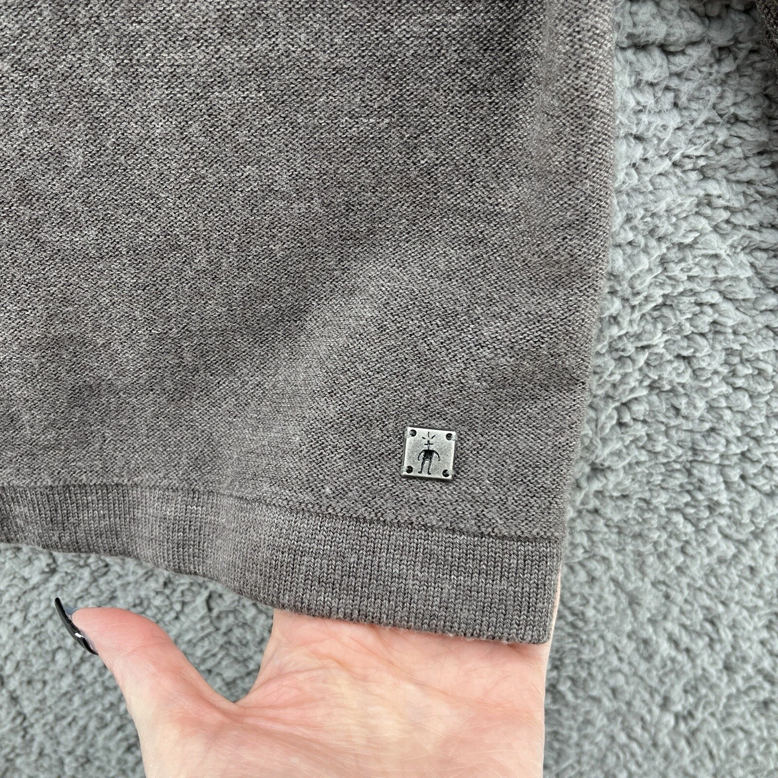 smartwool chunky merino knit casual henley pullover sweater