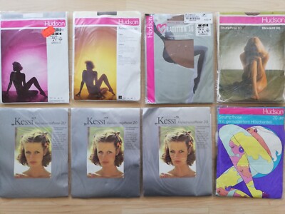 8 Stück Hudson Strumpfhosen Konvolut L/XL,  Hudson ''Kessi'', ''Tradition 30'' usw