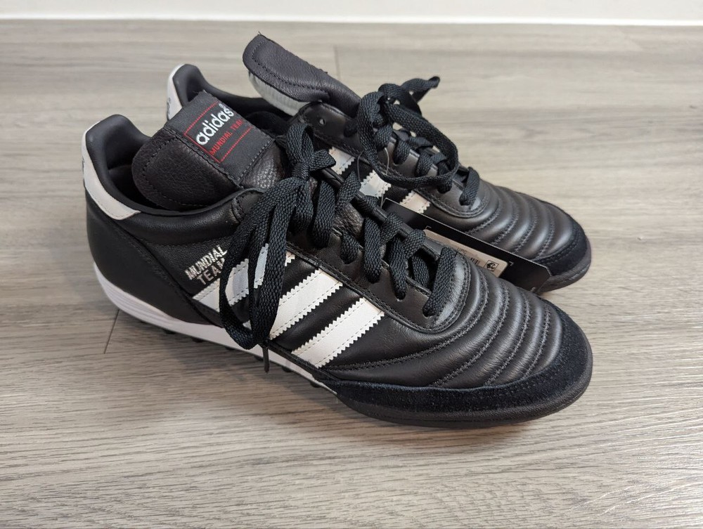 Adidas Mundial Team Size 9 Turf Soccer Shoes - Black 019228