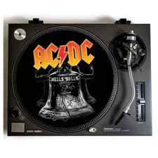 ACDC Turntable Slipmat for Vinyl Records Fits 12" Player DJ Slip Mat Rock N Roll