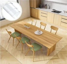 Clear Floor Mat, Non-Slip Plastic Rug, Waterproof Vinyl Protector, 58x83in