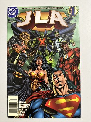 JLA #1 Newsstand Edition DC Comics HIGH GRADE COMBINE S&H