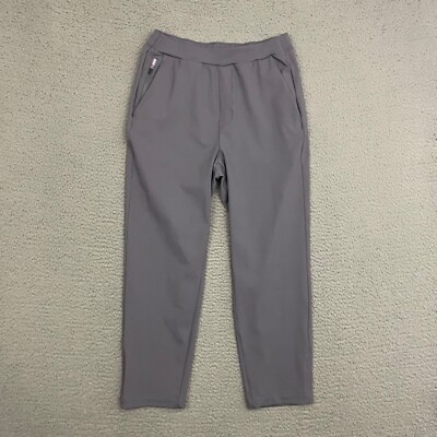 FourLaps Pants Womens XS Short Gray Zipped Pockets Activewear Woven Casual Mom
