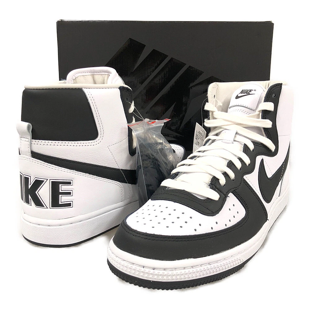 NIKE × CDG P/N FD4159-101 TERMINATOR HIGH SP sneakers White/black US10 /30816