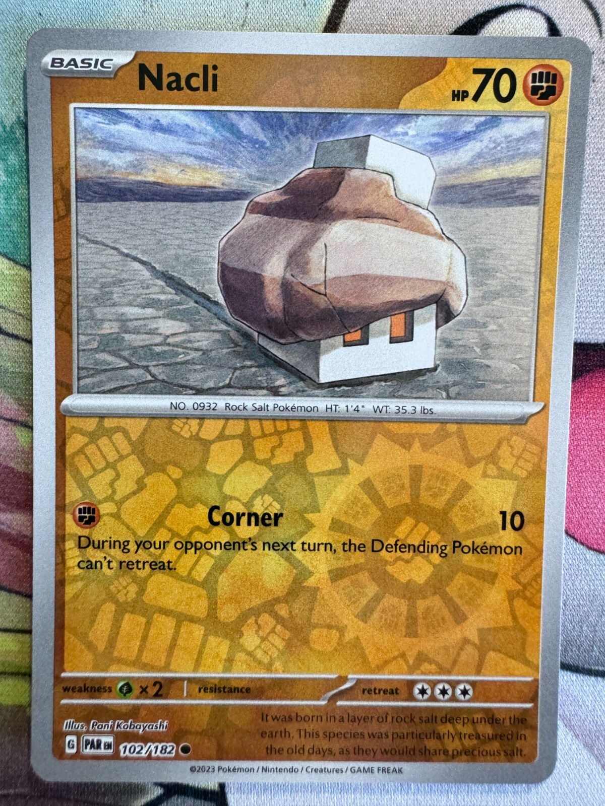 Nacli Reverse Holo English Pokemon TCG Card BKK591 for Collectors and Players