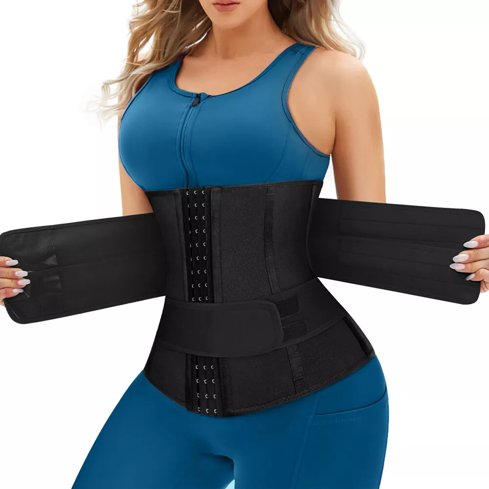 Mens Womens Unisex Waist Trainer Body Shaper Tummy Control Belt Belly Fat  Burner Fitness Sports Slim Corset