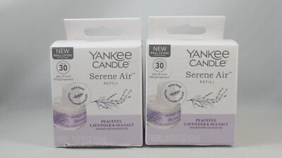 2 Pack Yankee Candle Serene Air Refill .  Choose your scent.
