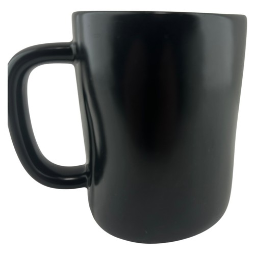 Tazza Rae Dunn nera "CAFFÈ" lettere bianche ~ collezione artigianale magenta ~ 16 oz - Foto 3 di 6