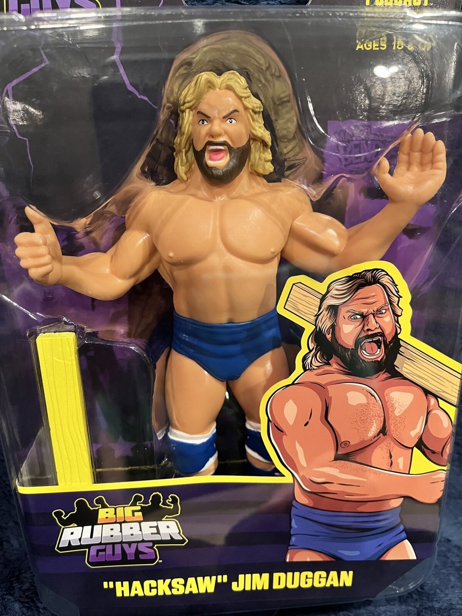 WWF WWE LJN MWFP Big Rubber Guys Hacksaw Jim Duggan Series 6
